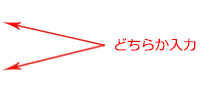 どちらか入力